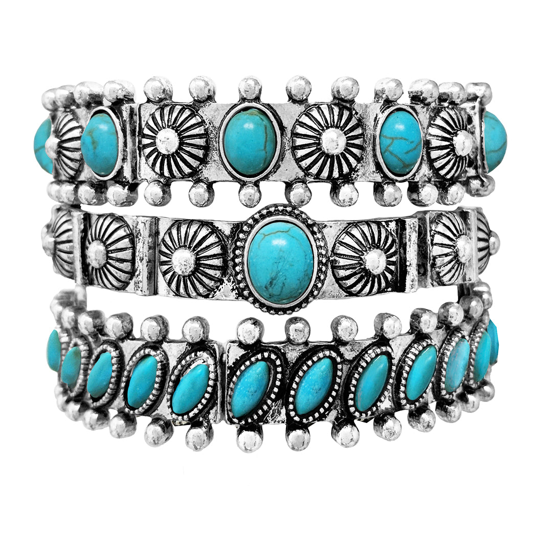 Only Forward Turquoise Silver Cuff | Montana Silversmiths